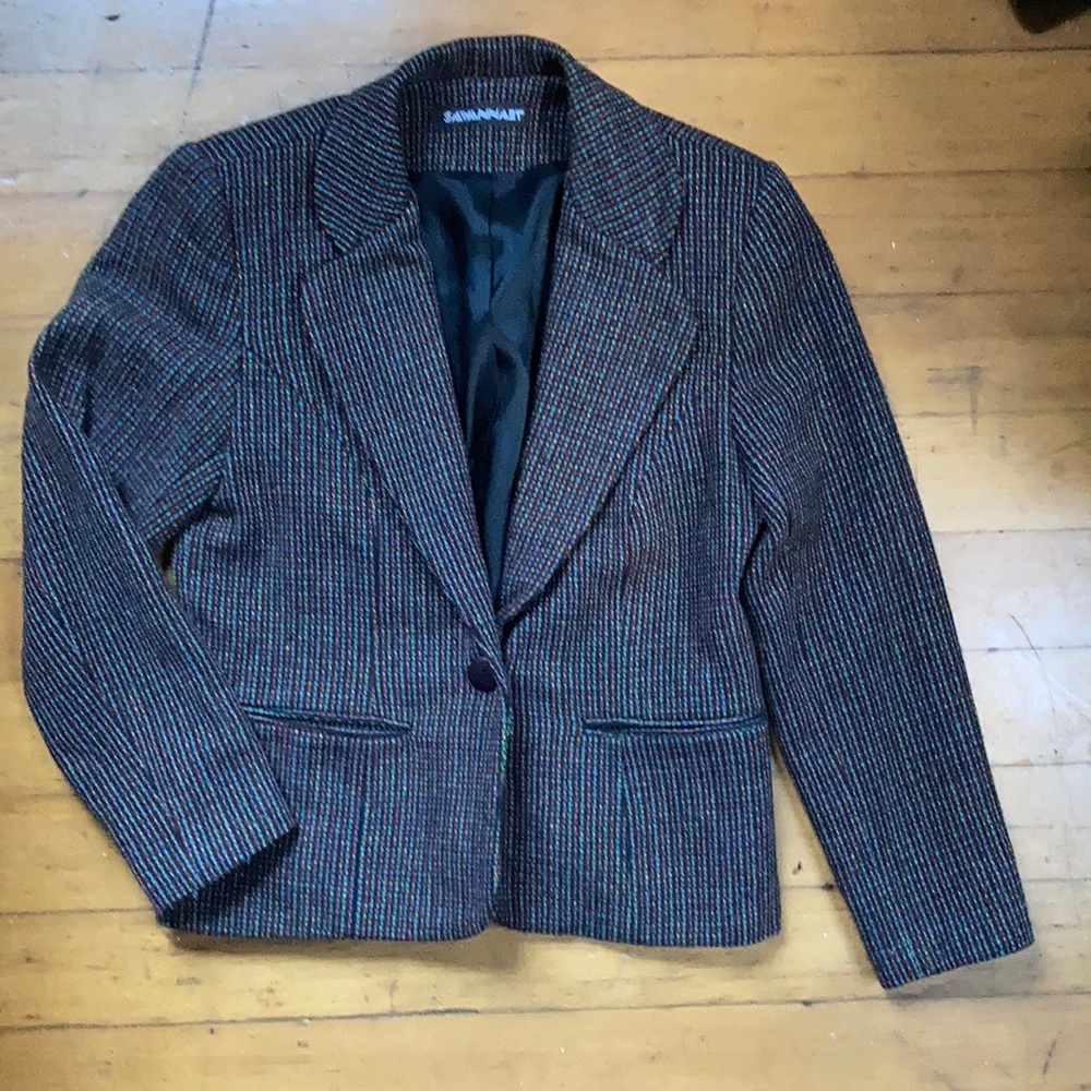 Colorful Vintage blazer playful but chic